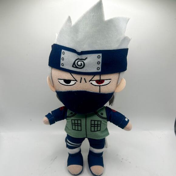 Naruto Shippuden 8'' Kakashi Plush Anime Doll Great Eartern Entertainment EUC - Picture 1 of 5
